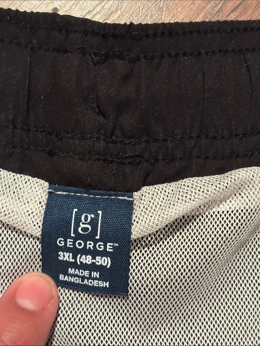 George Black Athletic Swim Shorts with Drawstring